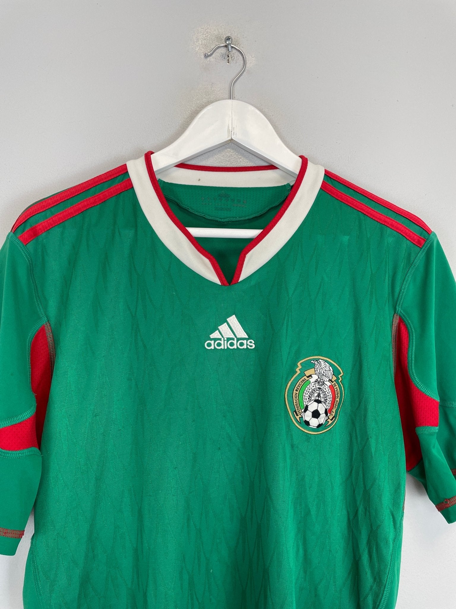 Shop 2010 MEXICO HOME SHIRT (M) ADIDAS, classic football shirts, vintage football shirts & retro soccer jerseys at Cult Kits
