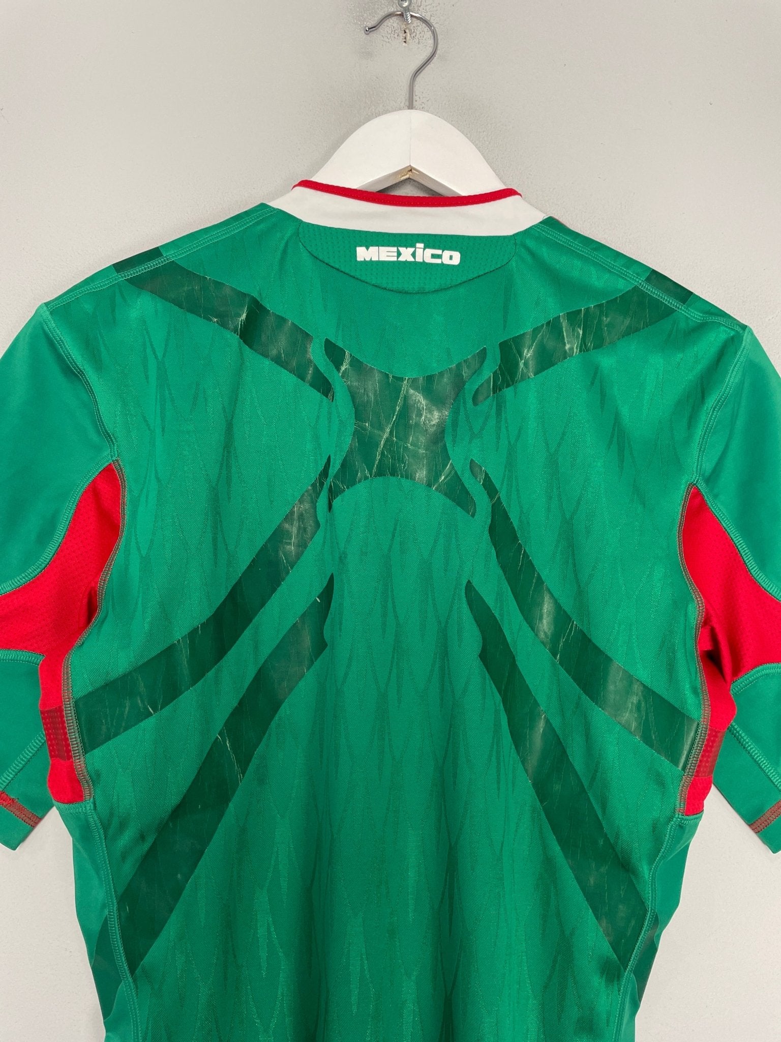 Shop 2010 MEXICO *PLAYER ISSUE* HOME SHIRT (M) ADIDAS, classic football shirts, vintage football shirts & retro soccer jerseys at Cult Kits