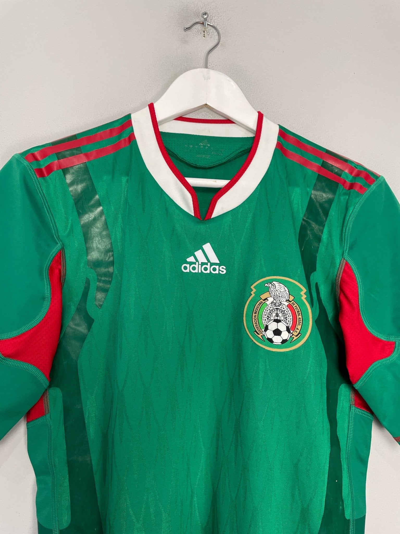 Shop 2010 MEXICO *PLAYER ISSUE* HOME SHIRT (M) ADIDAS, classic football shirts, vintage football shirts & retro soccer jerseys at Cult Kits