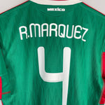 Shop 2010 MEXICO R.MARQUEZ #4 HOME SHIRT (L) ADIDAS, classic football shirts, vintage football shirts & retro soccer jerseys at Cult Kits