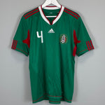 Shop 2010 MEXICO R.MARQUEZ #4 HOME SHIRT (L) ADIDAS, classic football shirts, vintage football shirts & retro soccer jerseys at Cult Kits
