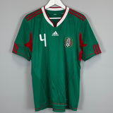 Shop 2010 MEXICO R.MARQUEZ #4 HOME SHIRT (L) ADIDAS, classic football shirts, vintage football shirts & retro soccer jerseys at Cult Kits
