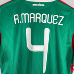 Shop 2010 MEXICO R.MARQUEZ #4 HOME SHIRT (L) ADIDAS, classic football shirts, vintage football shirts & retro soccer jerseys at Cult Kits