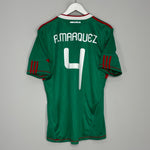 Shop 2010 MEXICO R.MARQUEZ #4 HOME SHIRT (M) ADIDAS, classic football shirts, vintage football shirts & retro soccer jerseys at Cult Kits
