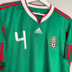 Shop 2010 MEXICO R.MARQUEZ #4 HOME SHIRT (M) ADIDAS, classic football shirts, vintage football shirts & retro soccer jerseys at Cult Kits