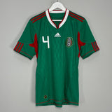 Shop 2010 MEXICO R.MARQUEZ #4 HOME SHIRT (M) ADIDAS, classic football shirts, vintage football shirts & retro soccer jerseys at Cult Kits
