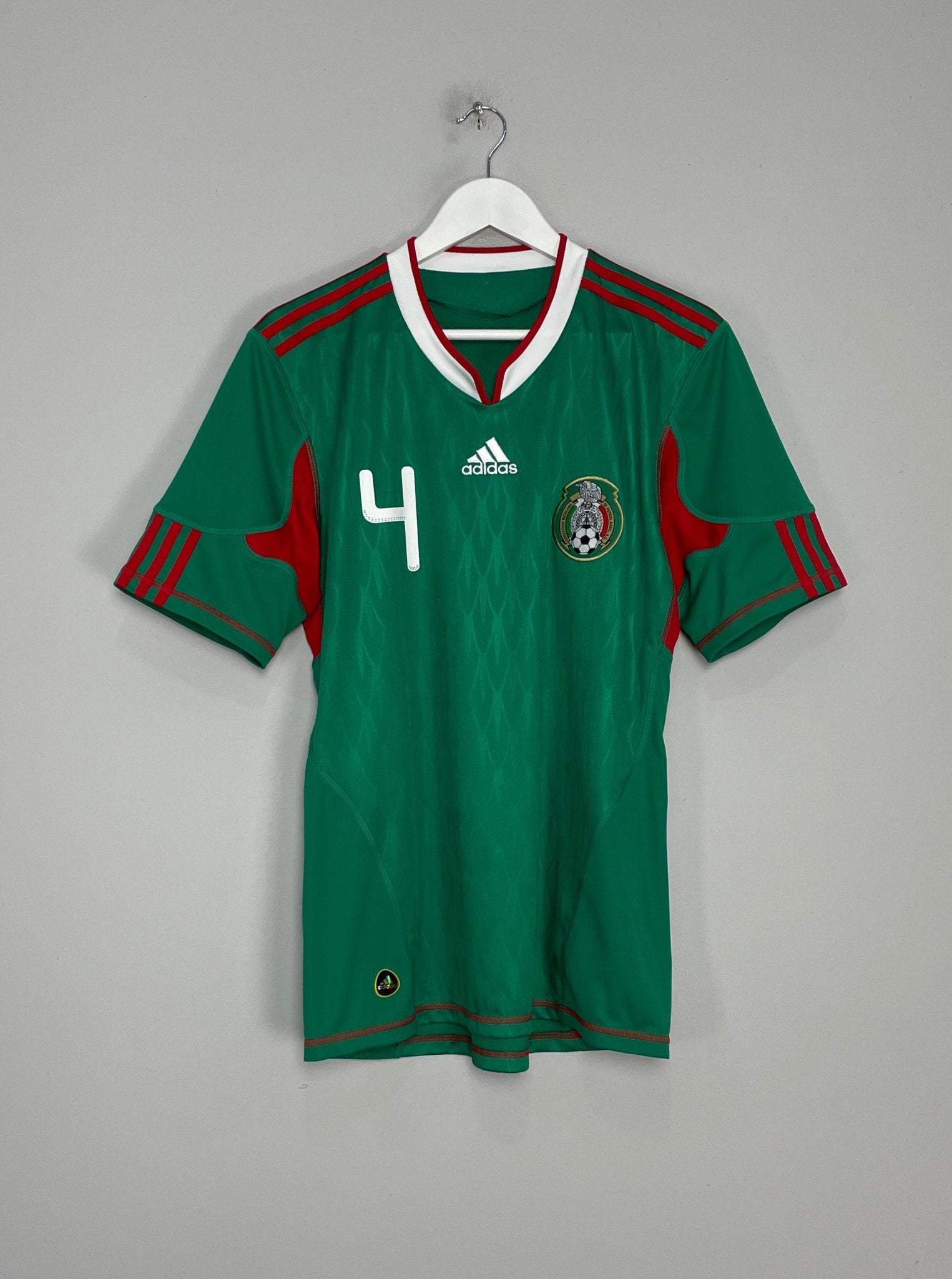 Shop 2010 MEXICO R.MARQUEZ #4 HOME SHIRT (M) ADIDAS, classic football shirts, vintage football shirts & retro soccer jerseys at Cult Kits
