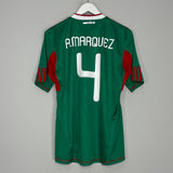 Shop 2010 MEXICO R.MARQUEZ #4 HOME SHIRT (M) ADIDAS, classic football shirts, vintage football shirts & retro soccer jerseys at Cult Kits