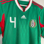 Shop 2010 MEXICO R.MARQUEZ #4 HOME SHIRT (M) ADIDAS, classic football shirts, vintage football shirts & retro soccer jerseys at Cult Kits