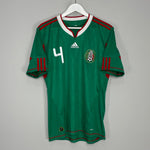 Shop 2010 MEXICO R.MARQUEZ #4 HOME SHIRT (M) ADIDAS, classic football shirts, vintage football shirts & retro soccer jerseys at Cult Kits