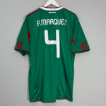Shop 2010 MEXICO R.MARQUEZ #4 HOME SHIRT (XL) ADIDAS, classic football shirts, vintage football shirts & retro soccer jerseys at Cult Kits