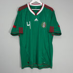 Shop 2010 MEXICO R.MARQUEZ #4 HOME SHIRT (XL) ADIDAS, classic football shirts, vintage football shirts & retro soccer jerseys at Cult Kits