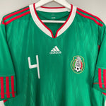 Shop 2010 MEXICO R.MARQUEZ #4 HOME SHIRT (XL) ADIDAS, classic football shirts, vintage football shirts & retro soccer jerseys at Cult Kits