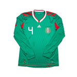 Buy 2010 Mexico R.Marquez 4 L/S Home Shirt (M) Adidas ~ Free worldwide shipping ~ Authentic Vintage Football Shirts from Cult Kits