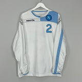 Shop 2010 NAPOLI #2 DRILL TOP (L) MACRON, classic football shirts, vintage football shirts & retro soccer jerseys at Cult Kits