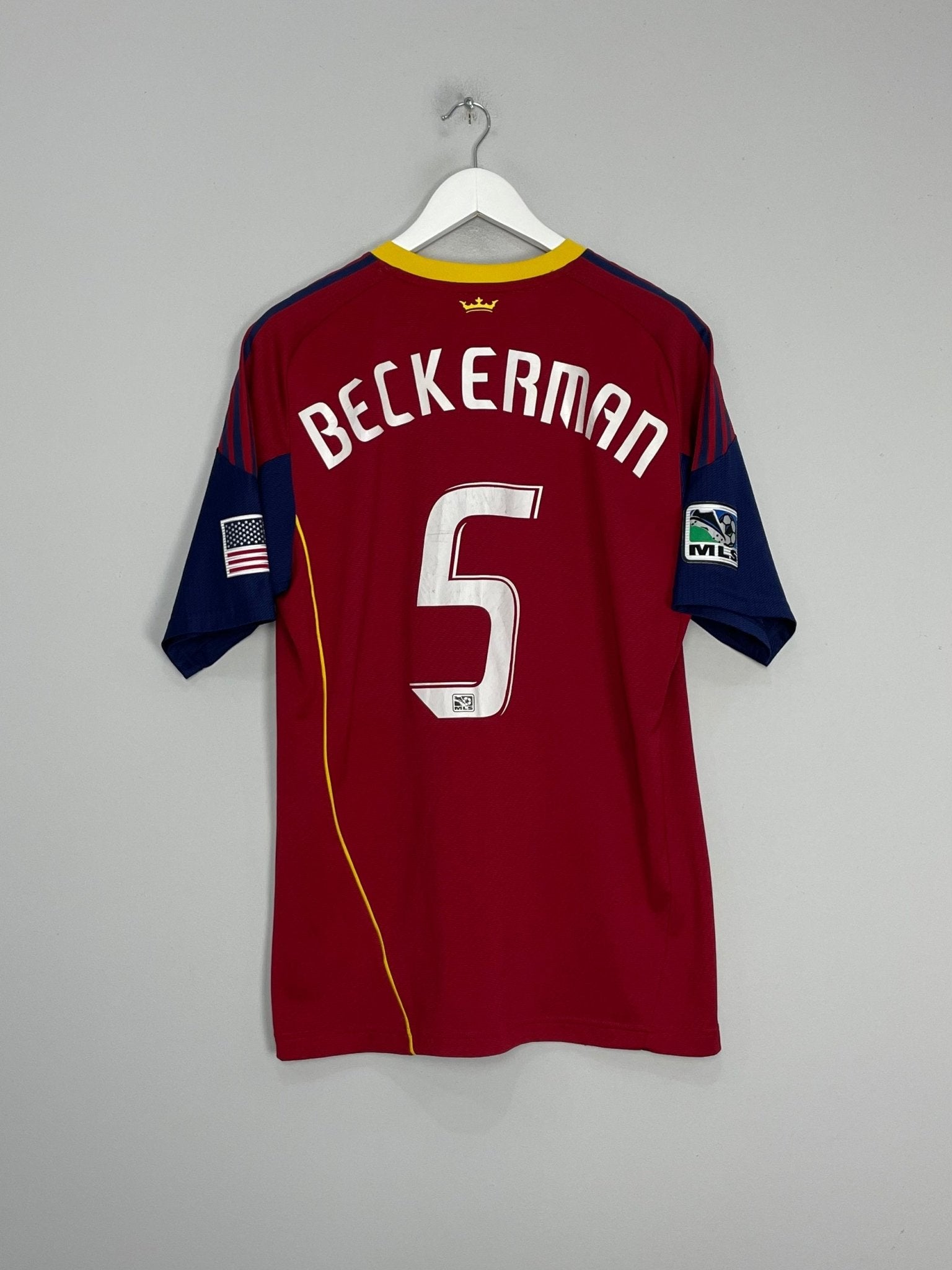 Shop 2010 REAL SALT LAKE BECKERMAN #5 *PLAYER ISSUE* HOME SHIRT (L) ADIDAS, classic football shirts, vintage football shirts & retro soccer jerseys at Cult Kits
