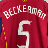 Shop 2010 REAL SALT LAKE BECKERMAN #5 *PLAYER ISSUE* HOME SHIRT (L) ADIDAS, classic football shirts, vintage football shirts & retro soccer jerseys at Cult Kits