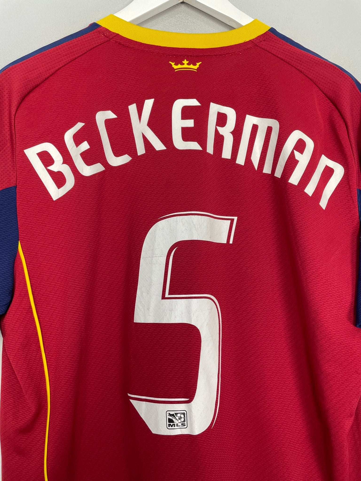 Shop 2010 REAL SALT LAKE BECKERMAN #5 *PLAYER ISSUE* HOME SHIRT (L) ADIDAS, classic football shirts, vintage football shirts & retro soccer jerseys at Cult Kits