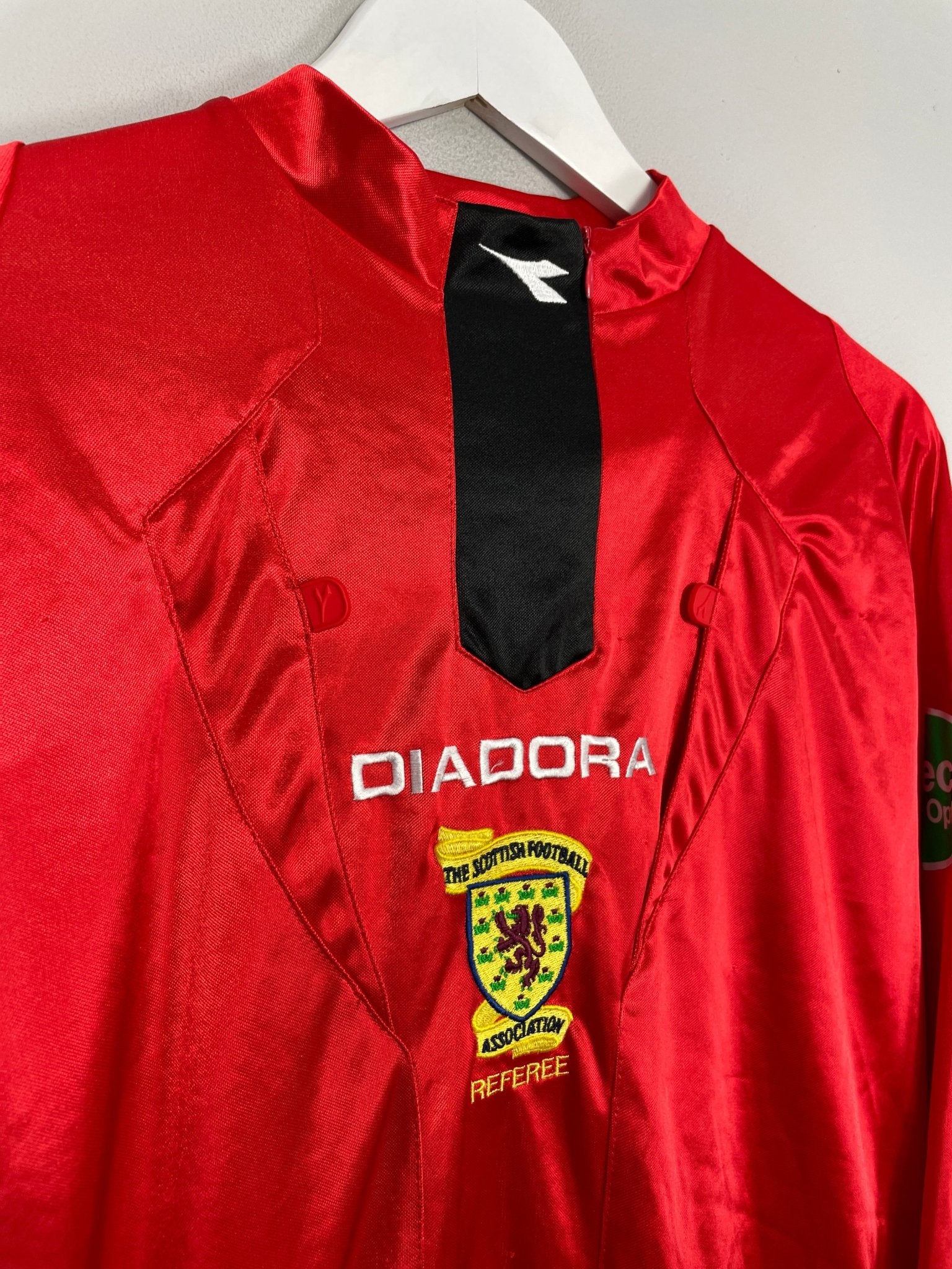 Shop 2010 SCOTTISH L/S REFEREE SHIRT (S) DIADORA, classic football shirts, vintage football shirts & retro soccer jerseys at Cult Kits