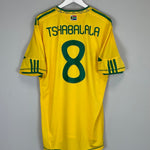 Shop 2010 SOUTH AFRICA TSHABALALA #8 HOME SHIRT (XL) ADIDAS, classic football shirts, vintage football shirts & retro soccer jerseys at Cult Kits