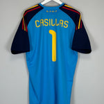 2010 SPAIN CASILLAS 1 GK SHIRT (XL) ADIDAS - Cult Kits - XL - Buy Vintage Football Shirts, Authentic Retro Football Shirts For Sale, Classic Football Shirts & Soccer Jersey