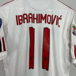 Shop 2010/11 AC MILAN IBRAHIMOVIC #11 AWAY SHIRT (L) ADIDAS, classic football shirts, vintage football shirts & retro soccer jerseys at Cult Kits