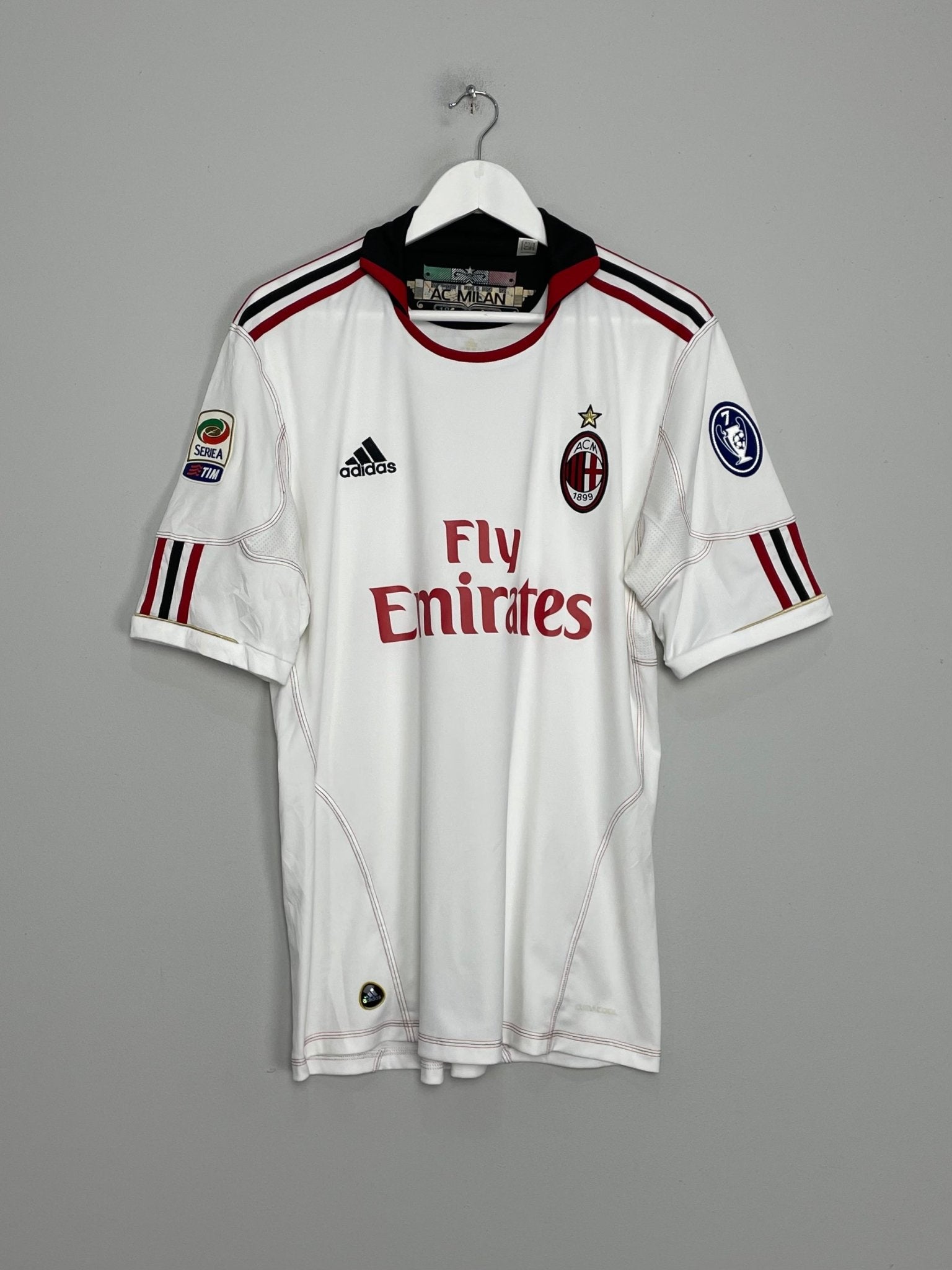 Shop 2010/11 AC MILAN IBRAHIMOVIC #11 AWAY SHIRT (L) ADIDAS, classic football shirts, vintage football shirts & retro soccer jerseys at Cult Kits
