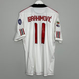 Shop 2010/11 AC MILAN IBRAHIMOVIC #11 AWAY SHIRT (L) ADIDAS, classic football shirts, vintage football shirts & retro soccer jerseys at Cult Kits