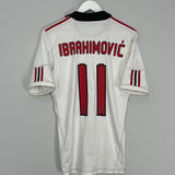 Shop 2010/11 AC MILAN IBRAHIMOVIC #11 AWAY SHIRT (S) ADIDAS, classic football shirts, vintage football shirts & retro soccer jerseys at Cult Kits