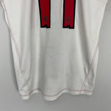 Shop 2010/11 AC MILAN IBRAHIMOVIC #11 AWAY SHIRT (S) ADIDAS, classic football shirts, vintage football shirts & retro soccer jerseys at Cult Kits