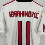 Shop 2010/11 AC MILAN IBRAHIMOVIC #11 AWAY SHIRT (S) ADIDAS, classic football shirts, vintage football shirts & retro soccer jerseys at Cult Kits