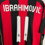 Shop 2010/11 AC MILAN IBRAHIMOVIC #11 HOME SHIRT (XL) ADIDAS, classic football shirts, vintage football shirts & retro soccer jerseys at Cult Kits