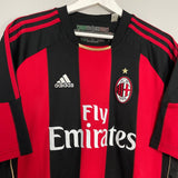 Shop 2010/11 AC MILAN IBRAHIMOVIC #11 HOME SHIRT (XL) ADIDAS, classic football shirts, vintage football shirts & retro soccer jerseys at Cult Kits