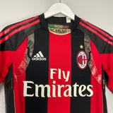 Shop 2010/11 AC MILAN *PLAYER ISSUE* HOME SHIRT (M) ADIDAS, classic football shirts, vintage football shirts & retro soccer jerseys at Cult Kits