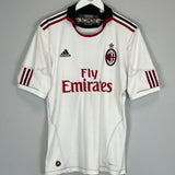 2010/11 AC MILAN RONALDINHO 80 AWAY SHIRT (M) ADIDAS - Cult Kits - Medium - Buy Vintage Football Shirts, Authentic Retro Football Shirts For Sale, Classic Football Shirts & Soccer Jersey