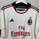 Shop 2010/11 AC MILAN RONALDINHO #80 AWAY SHIRT (XL) ADIDAS, classic football shirts, vintage football shirts & retro soccer jerseys at Cult Kits