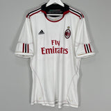 Shop 2010/11 AC MILAN RONALDINHO #80 AWAY SHIRT (XL) ADIDAS, classic football shirts, vintage football shirts & retro soccer jerseys at Cult Kits