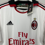 Shop 2010/11 AC MILAN RONALDINHO #80 *BNWT* AWAY SHIRT (L) ADIDAS, classic football shirts, vintage football shirts & retro soccer jerseys at Cult Kits