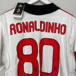 Shop 2010/11 AC MILAN RONALDINHO #80 *BNWT* AWAY SHIRT (L) ADIDAS, classic football shirts, vintage football shirts & retro soccer jerseys at Cult Kits