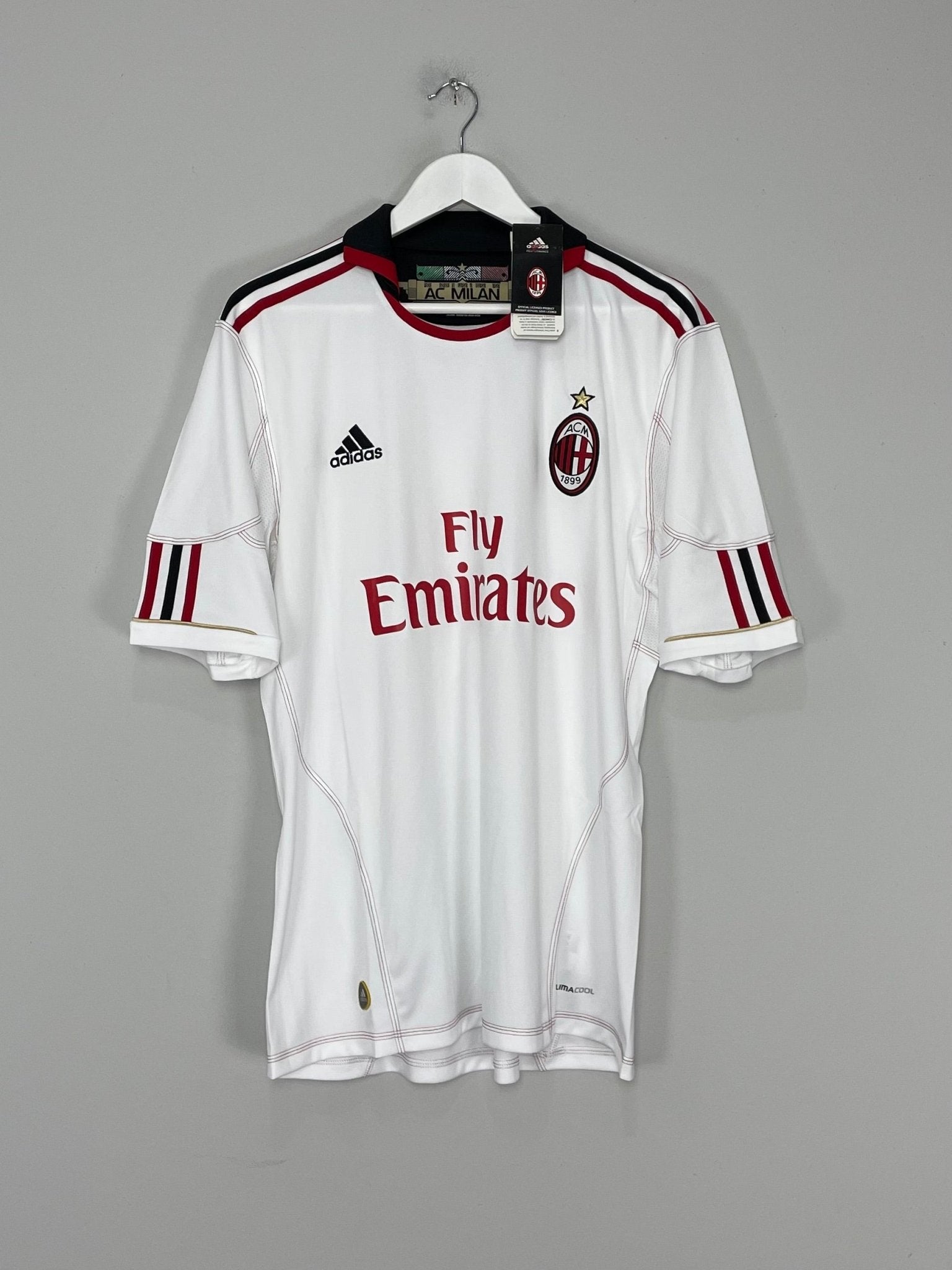 Shop 2010/11 AC MILAN RONALDINHO #80 *BNWT* AWAY SHIRT (L) ADIDAS, classic football shirts, vintage football shirts & retro soccer jerseys at Cult Kits