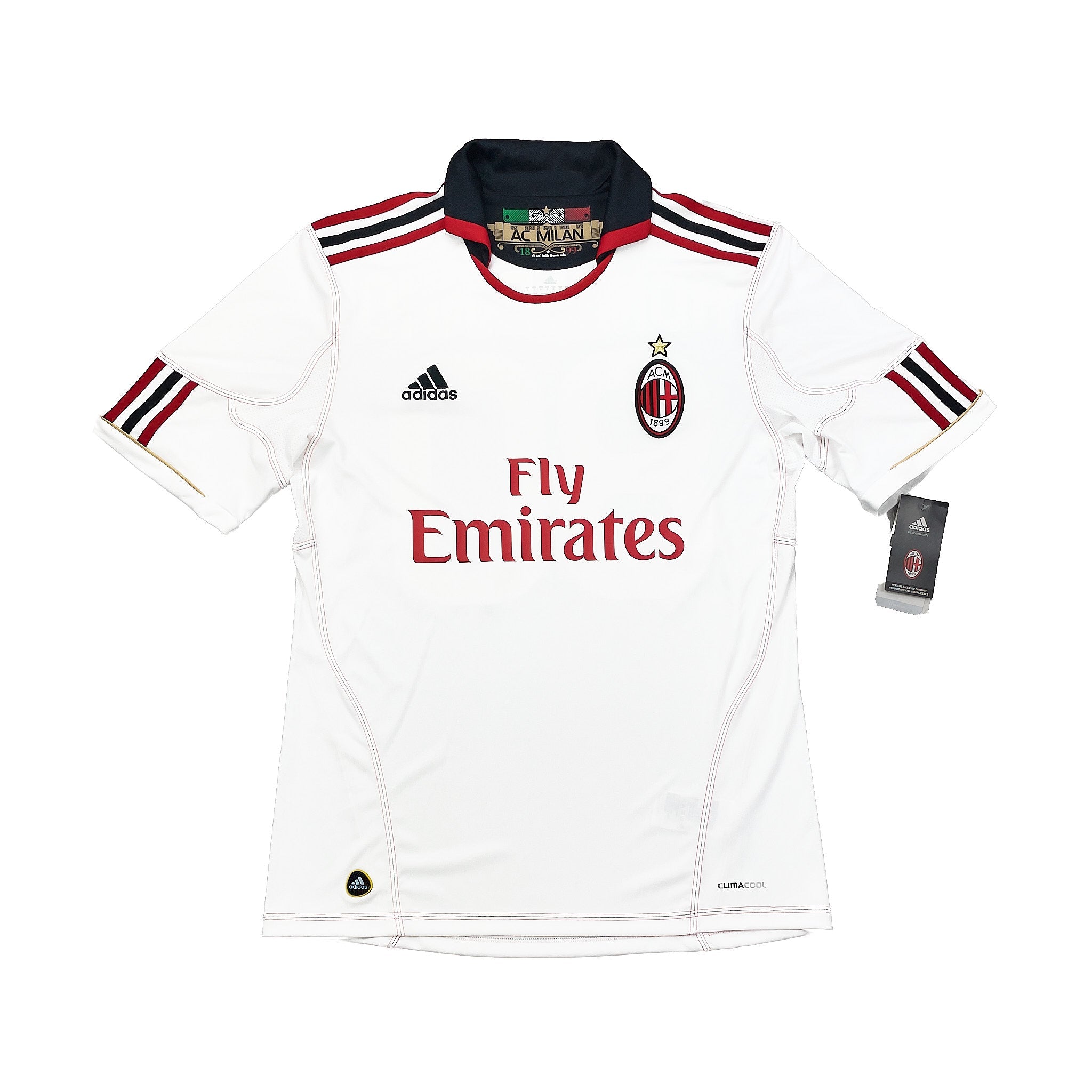 Buy 2010/11 AC MILAN RONALDINHO 80 *BNWT* AWAY SHIRT (M) ADIDAS ~ Free worldwide shipping available ~ Authentic Vintage Football Shirts from Cult Kits