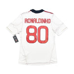 Buy 2010/11 AC Milan Ronaldinho 80 *BNWT* Away Shirt (M) Adidas ~ Free worldwide shipping available ~ Authentic Vintage Football Shirts from Cult Kits