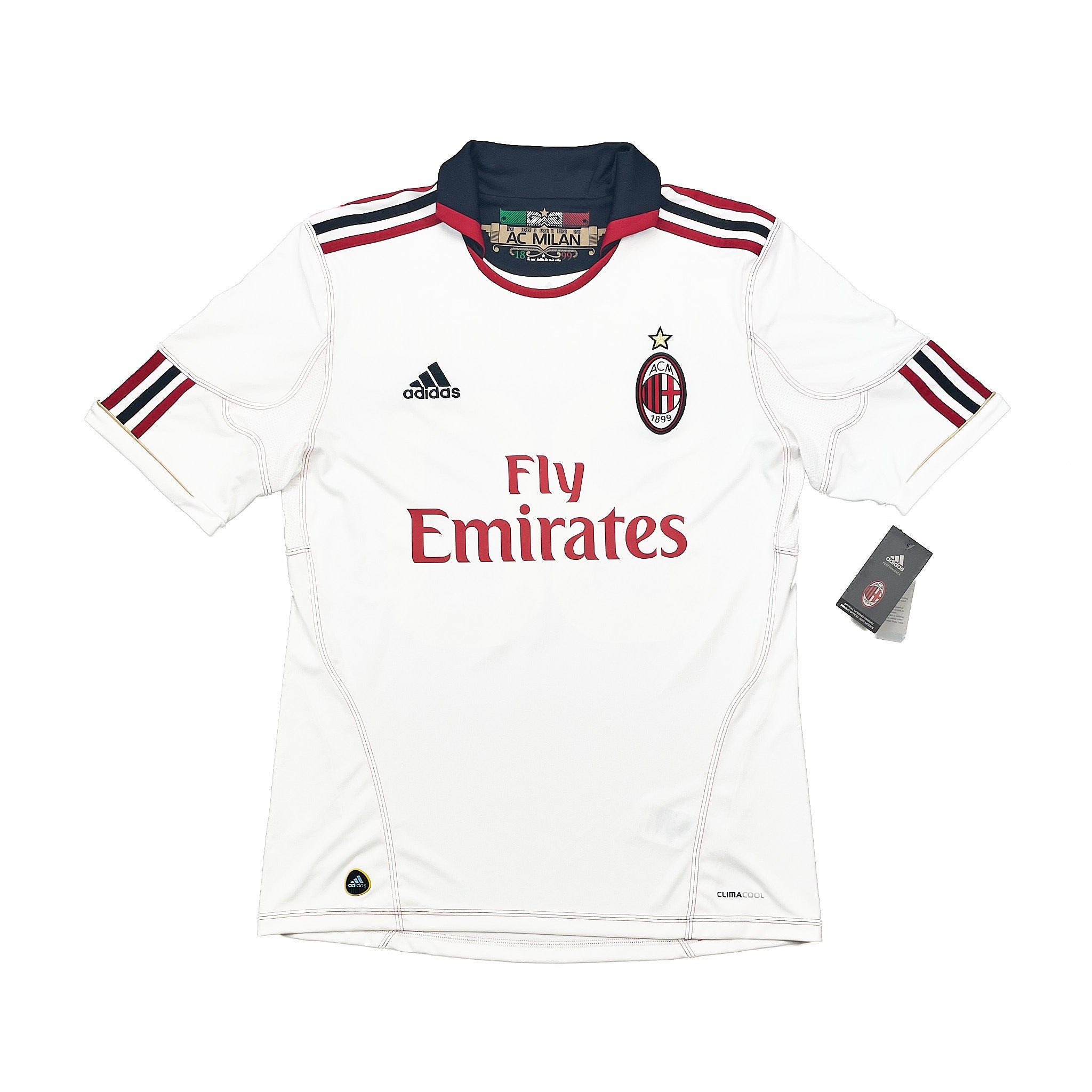 Buy 2010/11 AC Milan Ronaldinho 80 *BNWT* Away Shirt (M) Adidas ~ Free worldwide shipping available ~ Authentic Vintage Football Shirts from Cult Kits