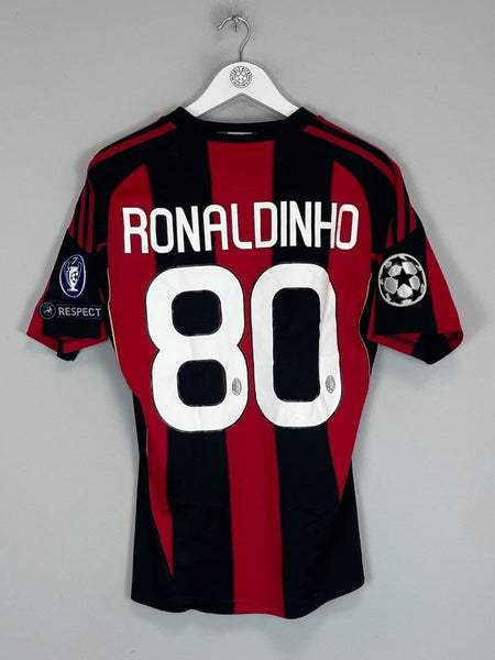2010/11 AC MILAN RONALDINHO #80 C/L HOME SHIRT (S) ADIDAS – Cult Kits
