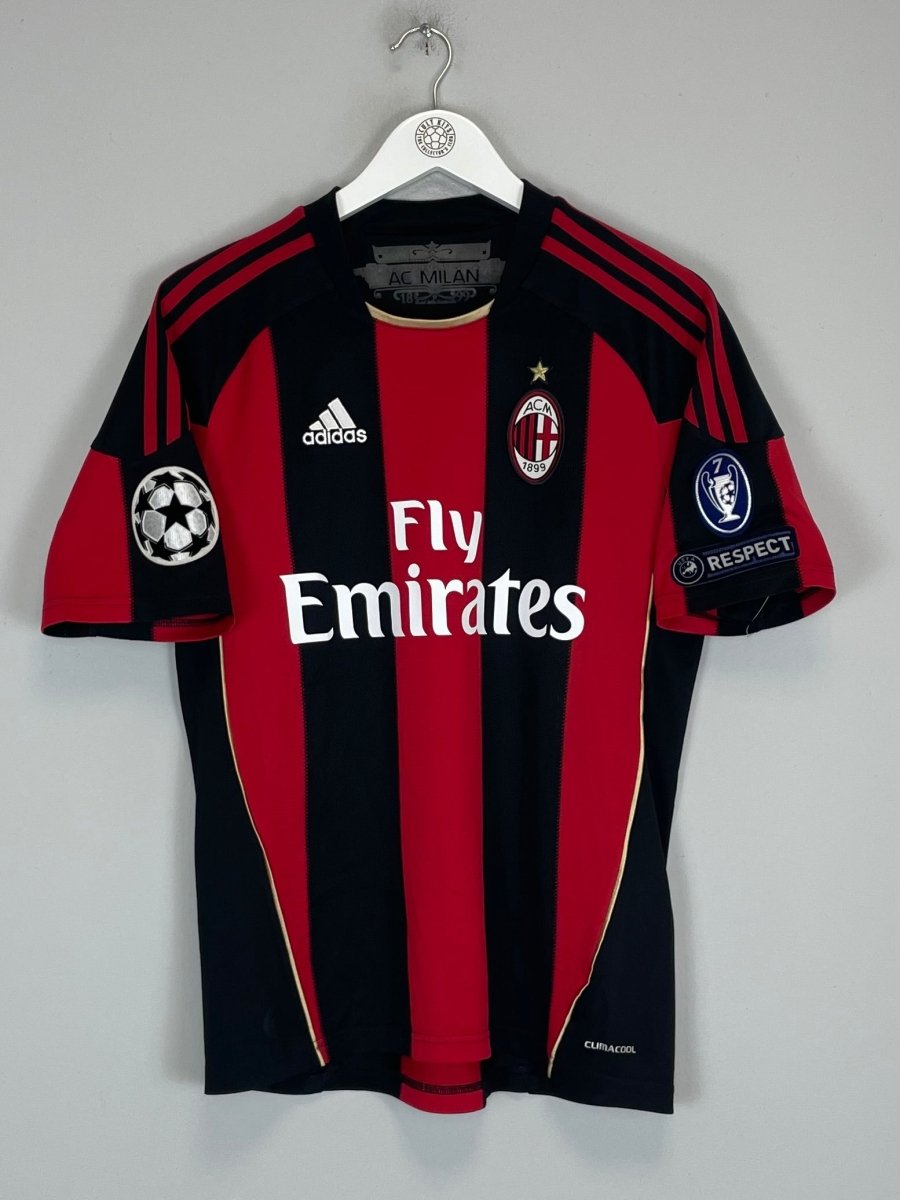 2010/11 AC MILAN RONALDINHO 80 C/L HOME SHIRT (S) ADIDAS - Cult Kits - Small - Buy Vintage Football Shirts, Authentic Retro Football Shirts For Sale, Classic Football Shirts & Soccer Jersey
