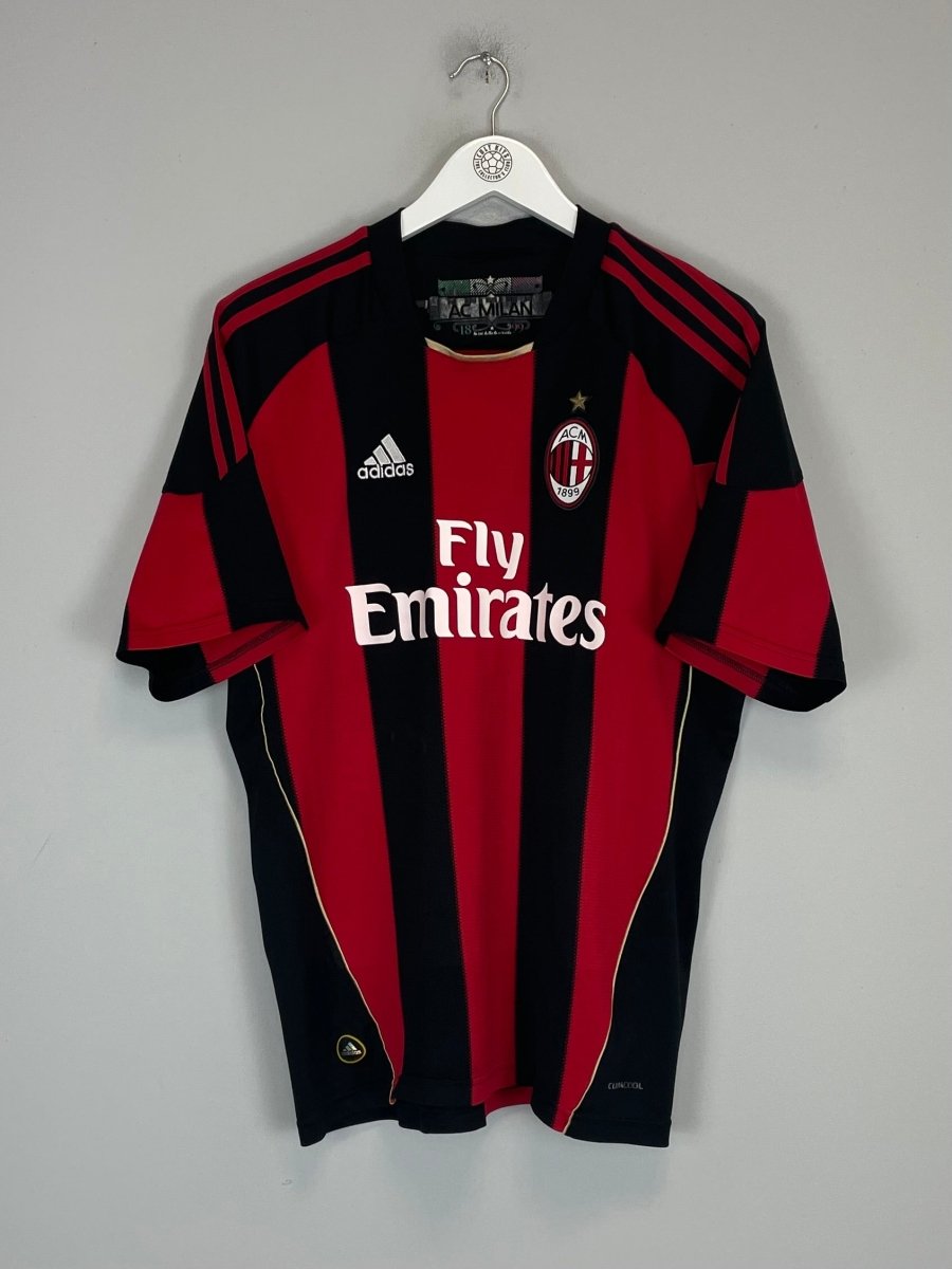 2010/11 AC MILAN RONALDINHO 80 HOME SHIRT (L) ADIDAS - Cult Kits - Large - Buy Vintage Football Shirts, Authentic Retro Football Shirts For Sale, Classic Football Shirts & Soccer Jersey