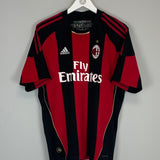 2010/11 AC MILAN RONALDINHO 80 HOME SHIRT (L) ADIDAS - Cult Kits - Large - Buy Vintage Football Shirts, Authentic Retro Football Shirts For Sale, Classic Football Shirts & Soccer Jersey