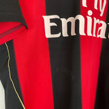 2010/11 AC MILAN RONALDINHO 80 HOME SHIRT (L) ADIDAS - Cult Kits - Large - Buy Vintage Football Shirts, Authentic Retro Football Shirts For Sale, Classic Football Shirts & Soccer Jersey