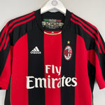 2010/11 AC MILAN RONALDINHO 80 HOME SHIRT (M) ADIDAS - Cult Kits - Medium - Buy Vintage Football Shirts, Authentic Retro Football Shirts For Sale, Classic Football Shirts & Soccer Jersey