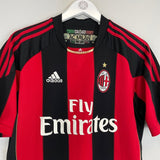 2010/11 AC MILAN RONALDINHO 80 HOME SHIRT (M) ADIDAS - Cult Kits - Medium - Buy Vintage Football Shirts, Authentic Retro Football Shirts For Sale, Classic Football Shirts & Soccer Jersey